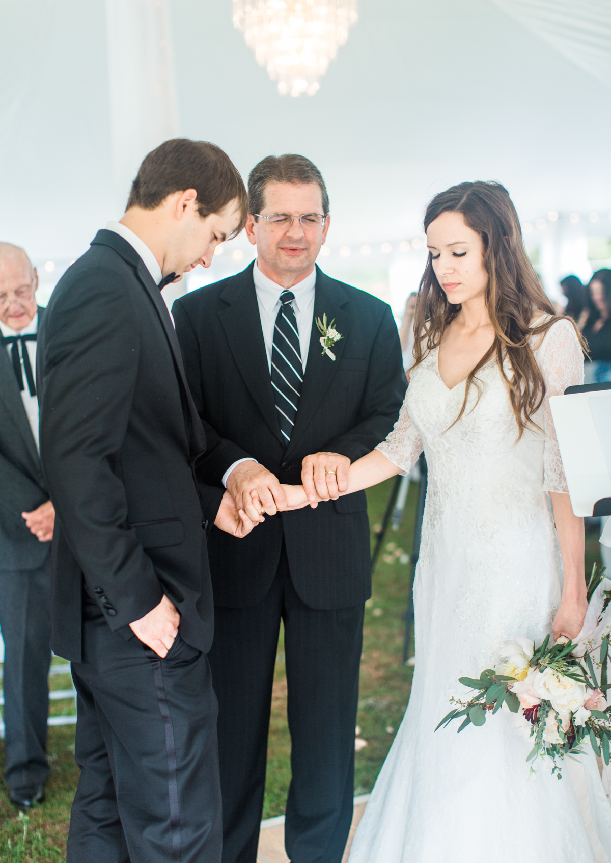 Couple Praying Together | Fine Art Crestview Florida Wedding | Jennifer Blair Photography 