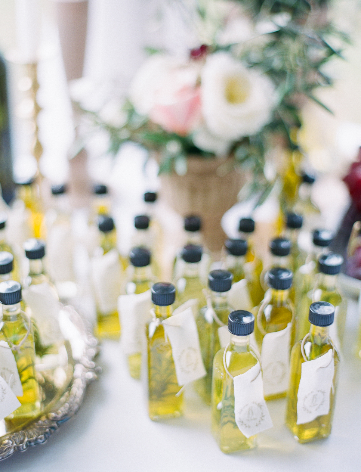 Olive Oil Wedding Favors | Fine Art Crestview Florida Wedding | Jennifer Blair Photography 