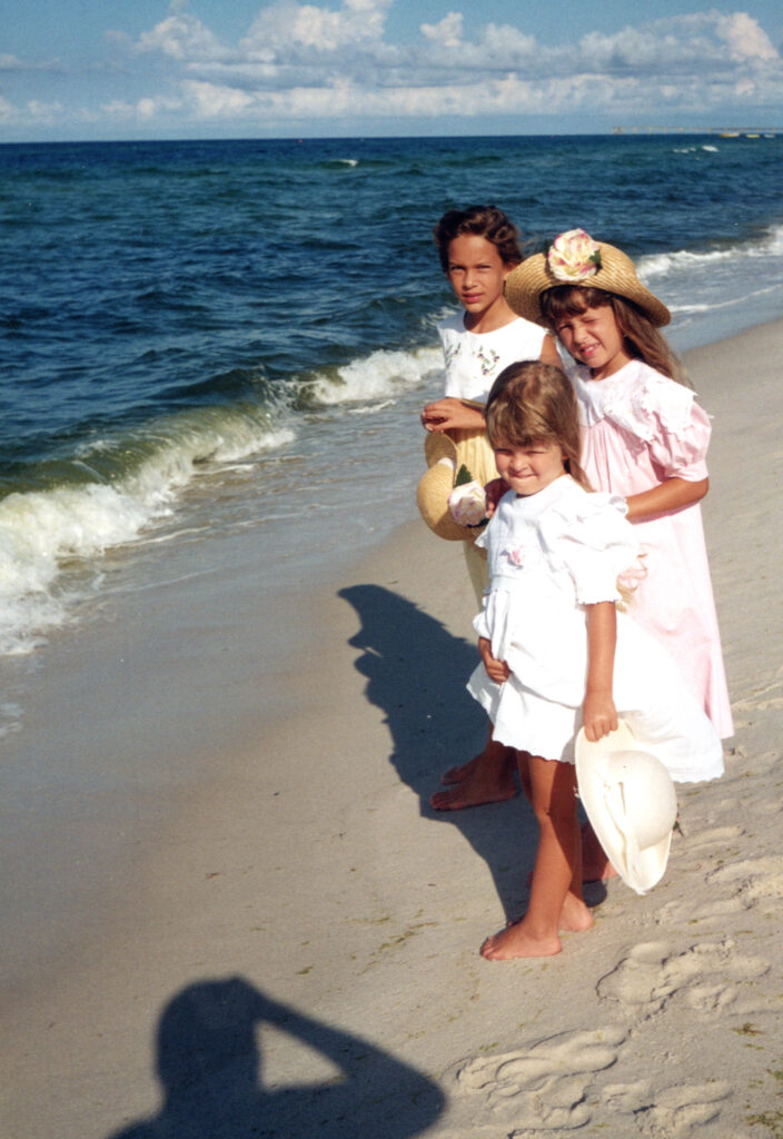 Heirloom photos of three sisters taken in Destin, FL.